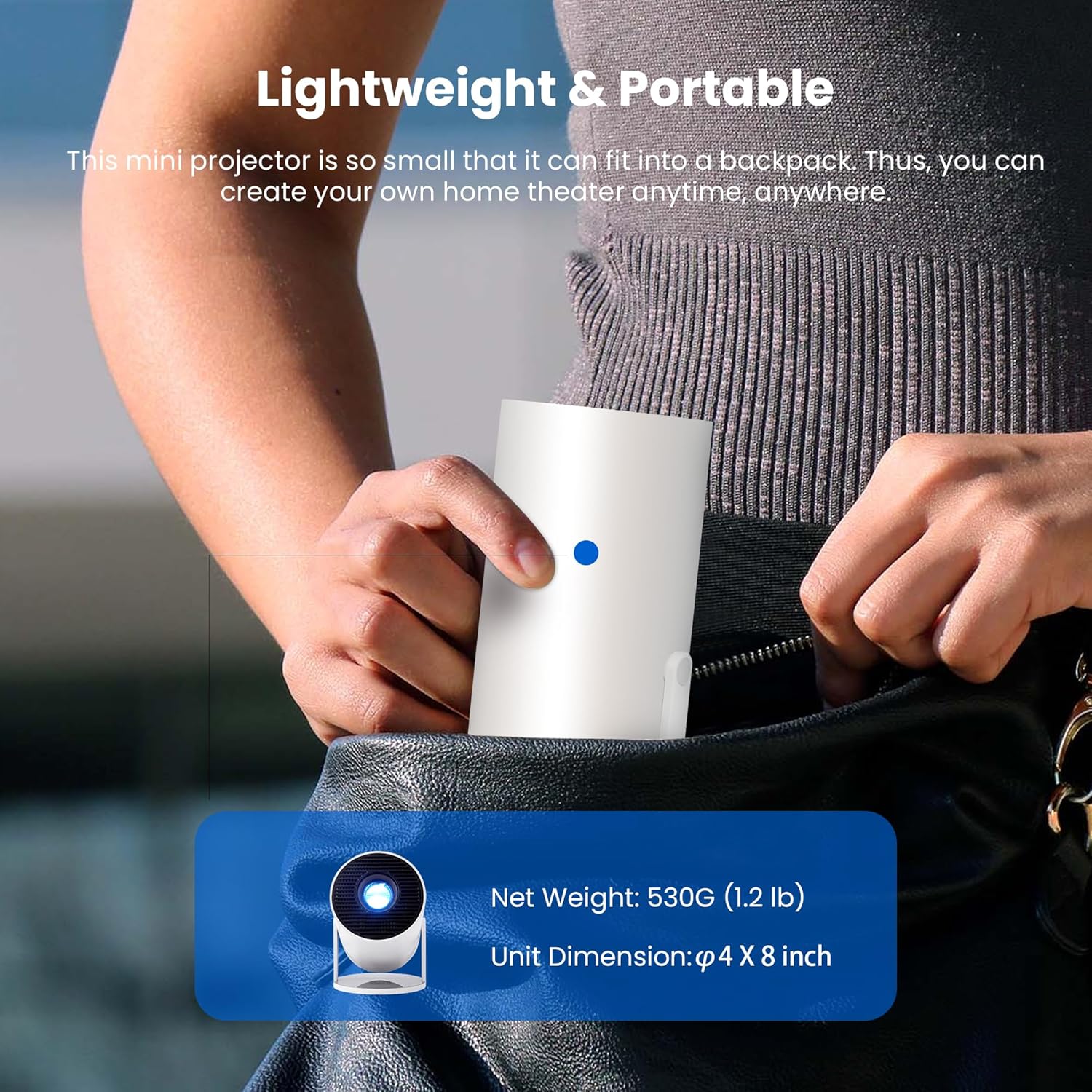 LuxCast Pro | 4k HD Smart Projector