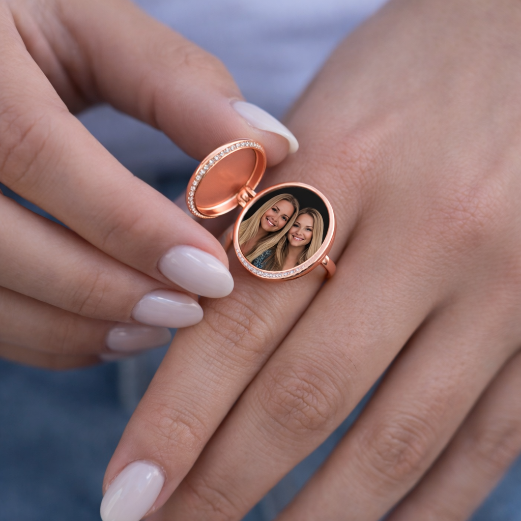 Photo Locket Ring